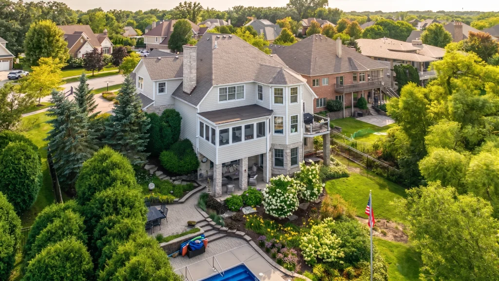 Luxury Mansion Pool Backyard Aerial.jpg