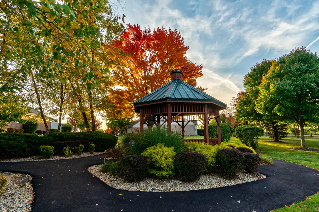 Orland Park Gazebo Fall Landscaping.jpg